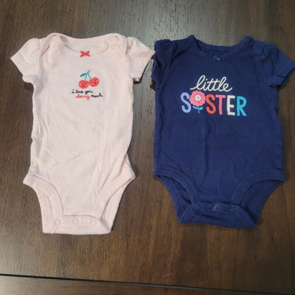 Carter's Girls‎ 3 month Clothing Lot of 9 Pieces Spring Summer